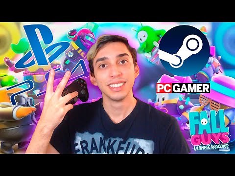 COMO JUGAR FALL GUYS EN PC CON AMIGOS DE PS4