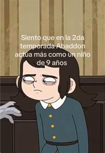 ¿Abaddon actúa como niño en Haunted Hotel temporada 2?
