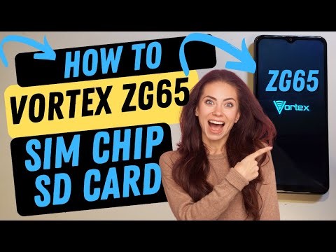 Vortex ZG65 How to Remove the Back Cover to Add an SD Card or Change the SIM Chip