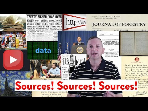What are Sources and how do you Evaluate Sources?