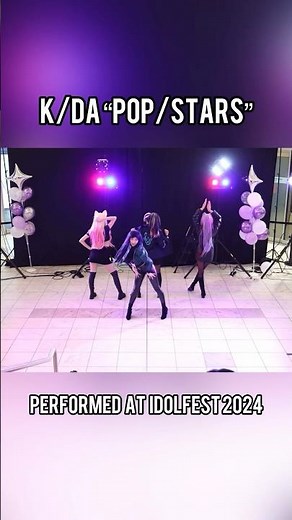 K/DA performs POP/STARS at IdolFest 2024! #kda #kdacosplay #dance #cosplay #kpop #idol #dancecover