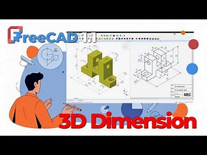 3 Ways to Add 3D Dimensions in FreeCAD 1.1 (TechDraw, Draft Workbench & Measurement Tool)