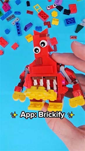 How to build Chum Chompkins in LEGO with Brickify! 🧸
