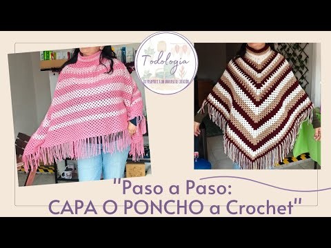 “Haz tu propia Capa a Crochet en 1 Día ✨ Tutorial Completo y Súper Fácil”
