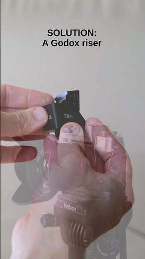 Flash riser that also tilts (Godox) #flash #riser #godox #fyp