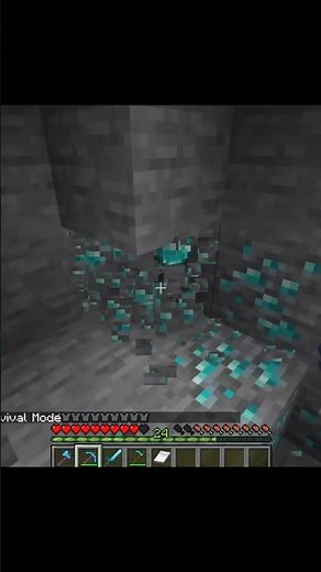 how to get diamond armour without mining 🧐 | minecraft | #minecraft #gaming #shorts