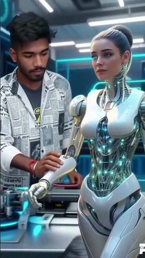 Inside My Lab: Building a Realistic Humanoid Robot #aivideo #ai#ai #robodance #makebot