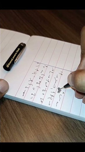 Dil To Bachcha Hai Song In Hindi Shorthand Outline #StenoLoversHub #hindsteno #Shorthand#practice