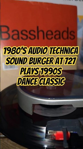 80s Sound Burger AT 727 Audio Technica Vinyl Turntable #1980s