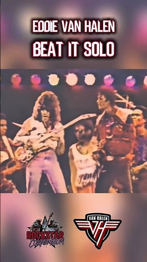 Eddie Van Halen Beat It solo live on Victory Tour, Texas, 1984