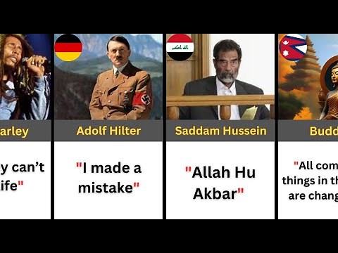 Last Words of Famous People Before They Died