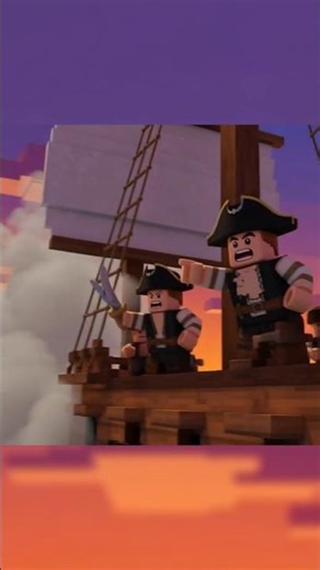 Pirate Ship vs Pirate Ship ⚓💥 | Epic Sea Battle #Shorts