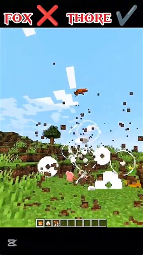 THE REAL THOR IN MINECRAFT FOX THE THOR #minecraft