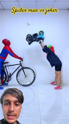 Spider man vs joker look at this video don’t miss end #jokerfilm #newjoker #joker