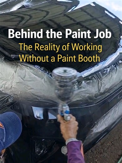 Challenges of Painting Without a Booth