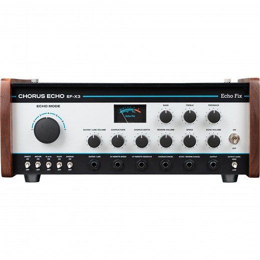 EF-X3 Desktop Chorus Echo Tape Delay - Silver Front Panel