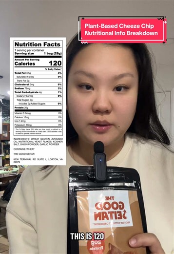 Replying to @onion definitely a lot more info than you were probably expecting but we wanted to share more about our chip nutritional facts #protein #chips #cpg