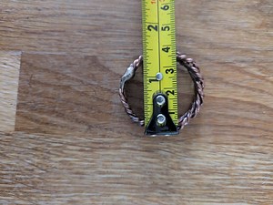 Hammered Breaded Wire Tensor Ring - Etsy UK