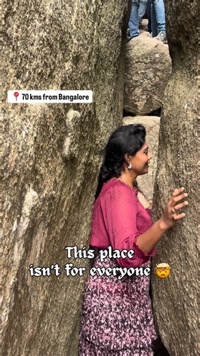 Prathima Raje | Offbeat Travel & Experiences | Bangalore & 🌍 on Instagram: "Share this with your partners in adventure & plan your hike here from Bangalore 😎 Stay tuned for more such crazy places & experiences in and around Bangalore- hit that follow button! ☺️ 📍 Antaragange Caves Points to note: 1. This place is ~70 kms from Bangalore on the way to Kolar (You can put Shri Dakshina Kashi Vishwanatha Swamy Temple as the destination on Google map) 2. Hike is a deviation path (on the left side)