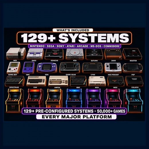 150TB+ for RetroBat Download - Take Your Pick — ArcadeSystems.co.uk