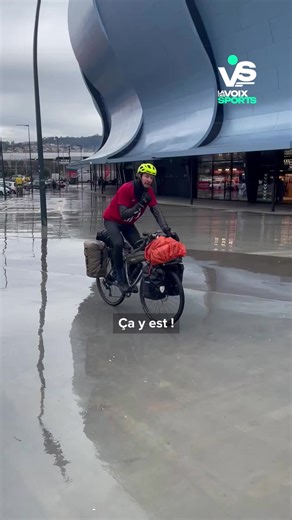 Antoine Pihen atteint Balaidos après 8 jours de vélo