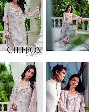 Maria b chiffon collection 2025 code D1 ||shirees brand store|