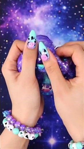 Alien abducting Cow Slime ASMR 👽๋࣭ ⭑⚝🛸๋࣭ ⭑⚝🐮