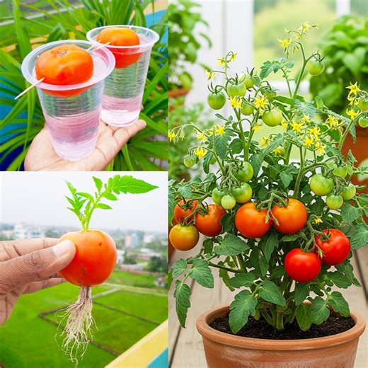 8.6K views · 88 reactions | Water propagation for growing tomato plant from fruit || Tips & tricks in this video | Rana Craft | Facebook