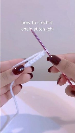 Easy Tutorial: How To Chain Stitch 🌷