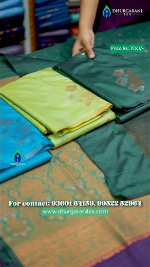 Meena Work Soft Silk for a rich elegant look ✨ Just ₹700 🦚 #MeenaWork #SoftSilkSaree
