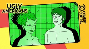 3.5M views · 10K reactions | Callie y Mark se pusieron cariñosos y acá te traemos sus momentos más calientes. #UglyAmericans | Comedy Central Latinoamérica | Facebook