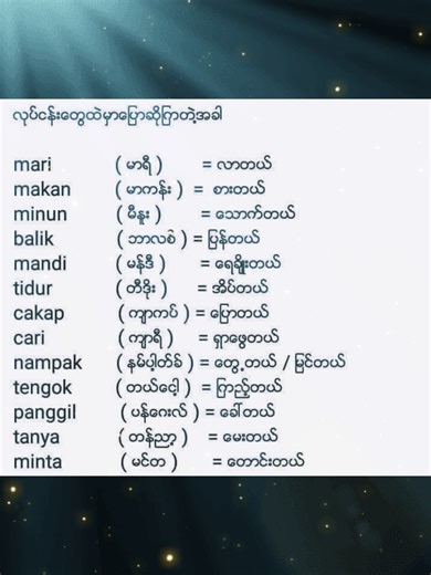 Learn Basic Malay Language Daily