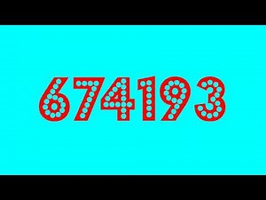 Colorful Numbers from 0 to 1048576