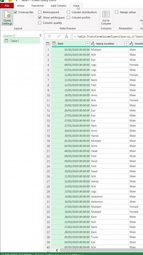 HOW TO SEARCH COLUMNS - Power Query