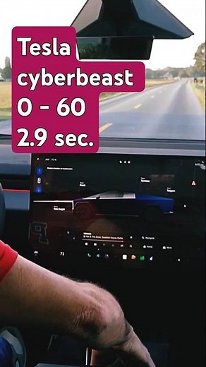 Tesla cyberbeast 0-60 in 2.9 seconds #amazing #cybertruck #tesla #automobile #fast #speed