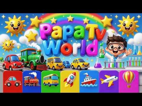 Zehn Lustige Fahrzeuge🚗| Wochentage Lied 📅| Kleiner Wissenschaftler 🔬|Lustige Lernlieder für Kinder|