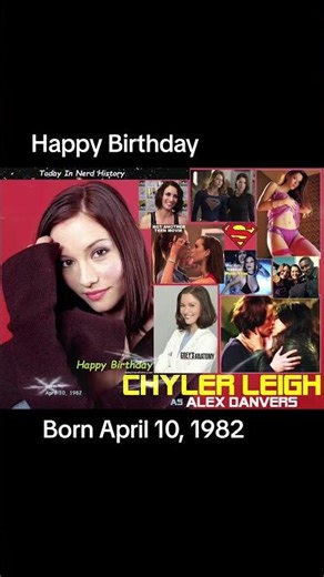 Happy birthday Chyler Leigh, born April 10, 1982.