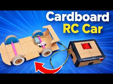Make a FAST RC Car with Cardboard!
