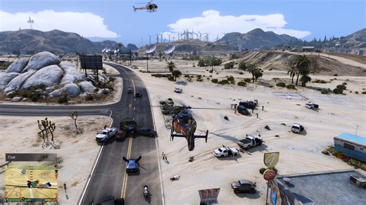 [GTA帮派骚乱]巴勒斯VS BCSO及国民警卫队