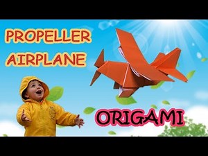 Cool Origami Airplane Tutorial | How to Make a Paper Propeller Ailplane Step by Step | DIY Craft