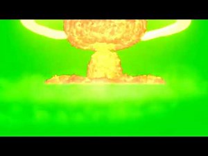 HD Green Screen ✩ Nuclear Explosion Bomb