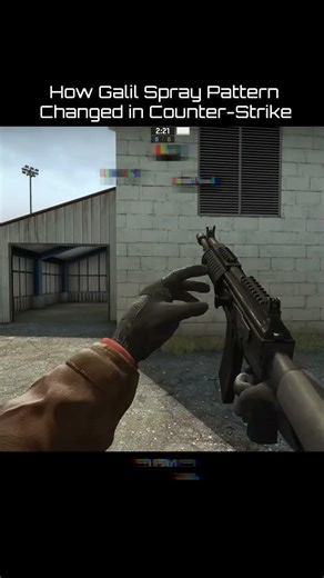 How Galil Spray Pattern Changed in Counter-Strike #cs #cs16 #cssource #csgo #cs2 #retrogaming