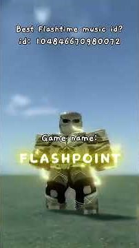 The BEST Flashtime id #roblox #flashpoint #viral #video