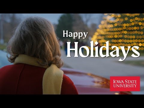 2025 Holiday Message from Iowa State University President Wendy Wintersteen and Robert Waggoner