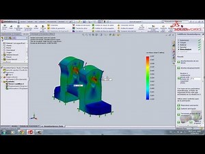 Simulacion de esfuerzos en solidworks (Simulationxpress)