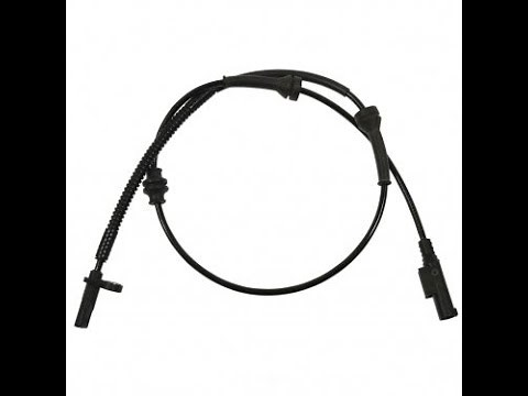 Fiat 500 Rear Brake ABS Wheel Speed Sensor Wire Replacement Install