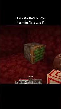 Infinite Netherite Farm in Minecraft #minecraft