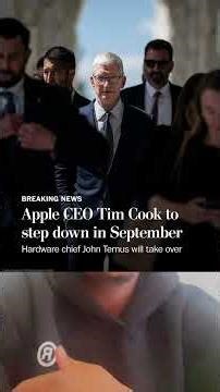 Apple has announced New CEO from Tim Cook to John Ternus amazing times #software #apple #techtok