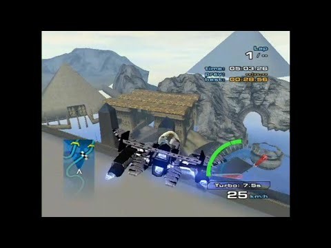 On top of the Flames of Ra tower - Quantum Redshift (original Xbox)