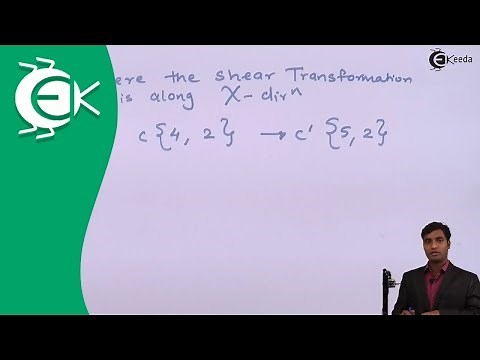 Shear Transformation Problem 1 - 2D Transformation - Computer Aided Design